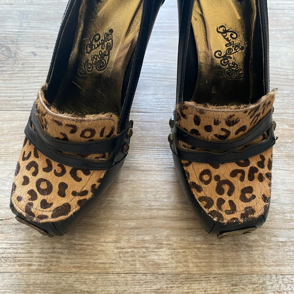 Leopard print heels - Picture 7 of 8